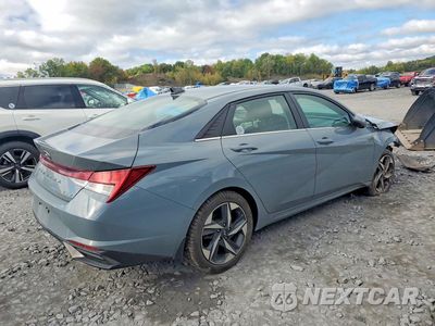 Trzecie zdjęcie samochodu z tyłu: 2022 HYUNDAI ELANTRA LIMITED VIN:KMHLP4AG9NU267984 - miniatura