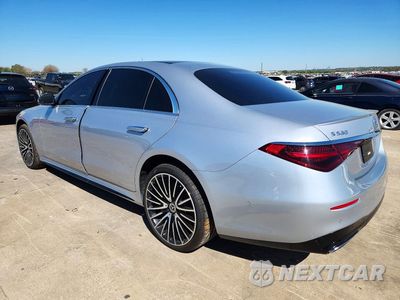 Drugie zdjęcie samochodu z przodu: 2022 MERCEDES-BENZ S 580 4MATIC VIN:W1K6G7GB9NA118870 - miniatura