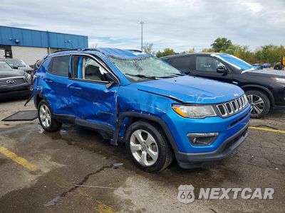 Czwarte zdjęcie samochodu z boku: 2018 JEEP COMPASS LATITUDE VIN:3C4NJDBB9JT356380 - miniatura