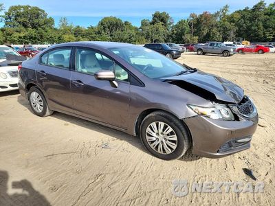 Czwarte zdjęcie samochodu z boku: 2014 HONDA CIVIC LX VIN:19XFB2F57EE244326 - miniatura