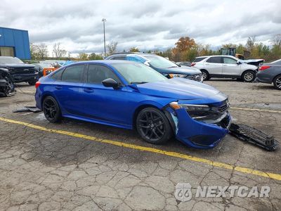 Czwarte zdjęcie samochodu z boku: 2022 HONDA CIVIC SPORT VIN:2HGFE2F54NH564197 - miniatura