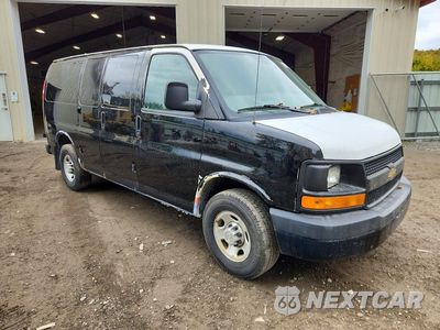 Czwarte zdjęcie samochodu z boku: 2014 CHEVROLET EXPRESS 3500 CARGO DELIVERY VAN VIN:1GCZGTCA4E1139753 - miniatura