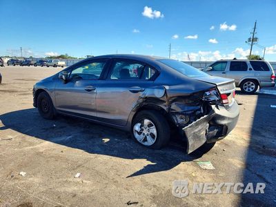 Drugie zdjęcie samochodu z przodu: 2013 HONDA CIVIC LX VIN:19XFB2F52DE014983 - miniatura