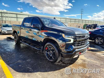 Czwarte zdjęcie samochodu z boku: 2025 CHEVROLET SILVERADO K1500 RST VIN:1GCUKEED2SZ289918 - miniatura