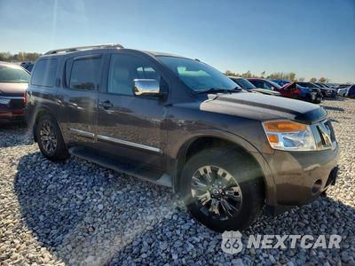 Czwarte zdjęcie samochodu z boku: 2015 NISSAN ARMADA PLATINUM VIN:5N1BA0NE2FN610614 - miniatura