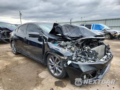 Czwarte zdjęcie samochodu z boku: 2019 HONDA CIVIC EX VIN:19XFC1F39KE017477 - miniatura