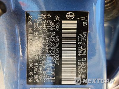 Zdjęcie 12 z 12 samochodu: 2009 TOYOTA PRIUS VIN:JTDKB20U997843491 - miniatura