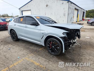 Czwarte zdjęcie samochodu z boku: 2024 BMW X4 M40I VIN:5UX43DT02R9X52687 - miniatura