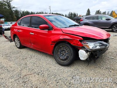 Czwarte zdjęcie samochodu z boku: 2017 NISSAN SENTRA SV VIN:3N1AB7AP8HY319718 - miniatura