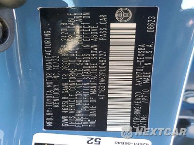 Zdjęcie 13 z 13 samochodu: 2023 TOYOTA CAMRY HYBRID SE VIN:4T1G31AK2PU049727 - miniatura