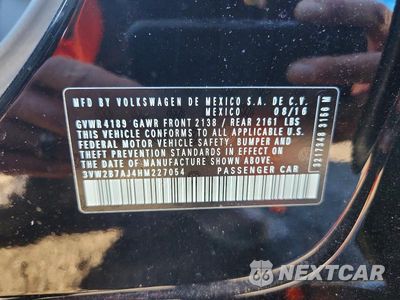 Zdjęcie 12 z 12 samochodu: 2017 VOLKSWAGEN JETTA S VIN:3VW2B7AJ4HM227054 - miniatura