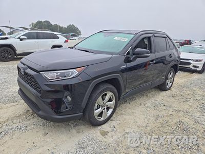 2021 TOYOTA RAV4 HYBRID XLE PREMIUM 4T3B6RFV4MU051971 - główne zdjęcie licytacji z USA - miniatura