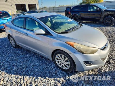 Czwarte zdjęcie samochodu z boku: 2011 HYUNDAI ELANTRA GLS VIN:5NPDH4AE1BH058796 - miniatura