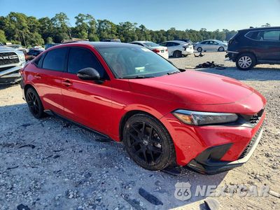 Czwarte zdjęcie samochodu z boku: 2022 HONDA CIVIC SI VIN:2HGFE1E57NH470102 - miniatura