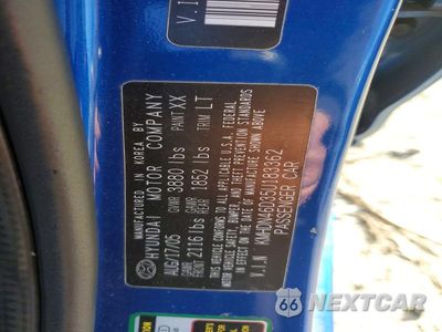 Zdjęcie 12 z 12 samochodu: 2005 HYUNDAI ELANTRA GLS VIN:KMHDN46D35U183362 - miniatura