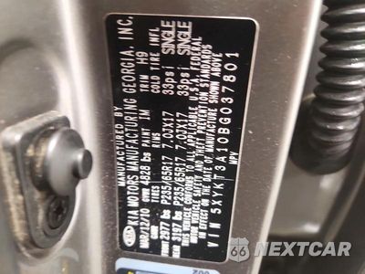 Zdjęcie 12 z 12 samochodu: 2011 KIA SORENTO LX VIN:5XYKT3A10BG037801 - miniatura