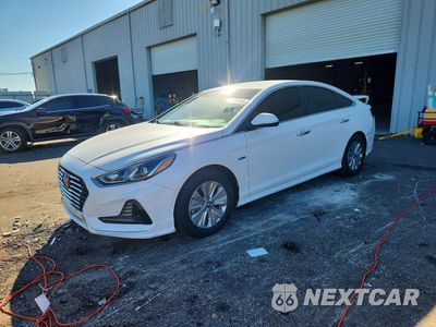 2019 HYUNDAI SONATA HYBRID SE KMHE24L34KA091683 - główne zdjęcie licytacji z USA - miniatura