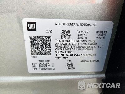 Zdjęcie 14 z 14 samochodu: 2023 CHEVROLET TRAVERSE LT VIN:1GNERHKW6PJ169608 - miniatura
