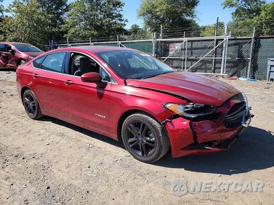 Czwarte zdjęcie samochodu z boku: 2018 FORD FUSION S HYBRID VIN:3FA6P0UU7JR222769 - miniatura