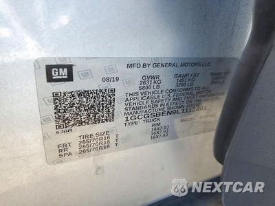 Zdjęcie 12 z 12 samochodu: 2020 CHEVROLET COLORADO VIN:1GCGSBEN9L1113601 - miniatura