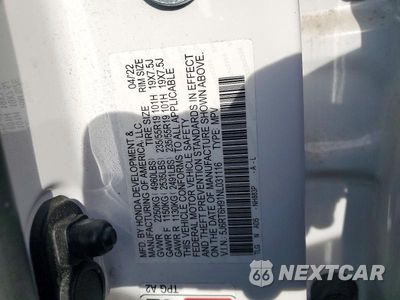 Zdjęcie 13 z 13 samochodu: 2022 HONDA CR-V TOURING VIN:5J6RT6H91NL031116 - miniatura