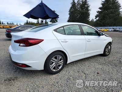Trzecie zdjęcie samochodu z tyłu: 2020 HYUNDAI ELANTRA SEL VIN:5NPD84LF1LH512648 - miniatura