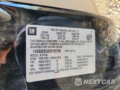 Zdjęcie 13 z 13 samochodu: 2012 GMC YUKON SLT VIN:1GKS2CE02CR183743 - miniatura
