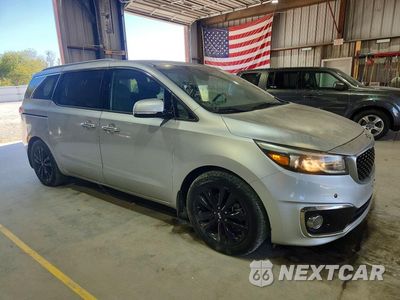 Czwarte zdjęcie samochodu z boku: 2015 KIA SEDONA SXL VIN:KNDME5C18F6028851 - miniatura