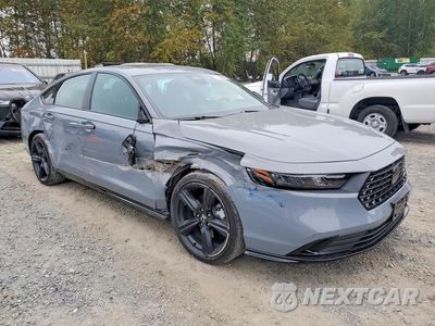 Czwarte zdjęcie samochodu z boku: 2024 HONDA ACCORD HYBRID SPORT-L VIN:1HGCY2F74RA064959 - miniatura