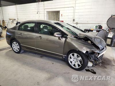Czwarte zdjęcie samochodu z boku: 2007 HONDA CIVIC LX VIN:1HGFA16587L019082 - miniatura