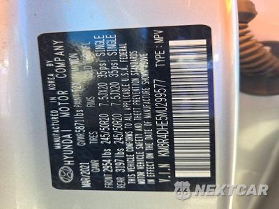 Zdjęcie 13 z 13 samochodu: 2021 HYUNDAI PALISADE SEL VIN:KM8R4DHE5MU299577 - miniatura
