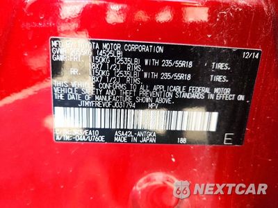 Zdjęcie 13 z 13 samochodu: 2015 TOYOTA RAV4 LIMITED VIN:JTMYFREV0FJ031794 - miniatura