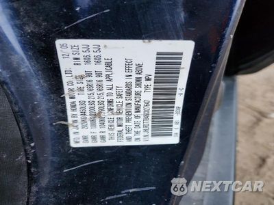 Zdjęcie 13 z 13 samochodu: 2006 HONDA CR-V EX VIN:JHLRD77846C027647 - miniatura