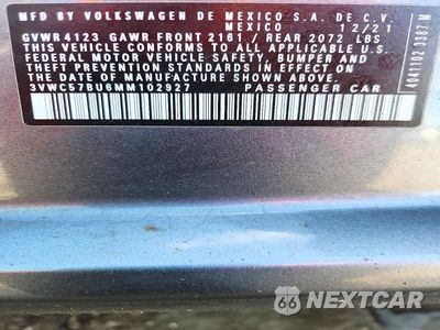 Zdjęcie 12 z 12 samochodu: 2021 VOLKSWAGEN JETTA S VIN:3VWC57BU6MM102927 - miniatura