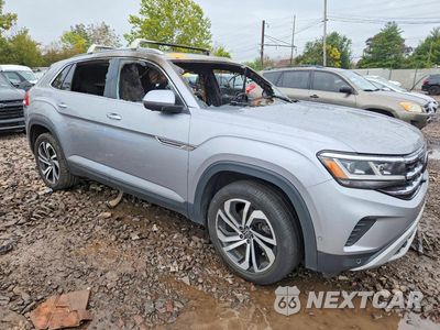 Czwarte zdjęcie samochodu z boku: 2021 VOLKSWAGEN ATLAS CROSS SPORT SEL PREMIUM VIN:1V2TE2CA0MC212138 - miniatura
