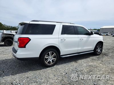 Trzecie zdjęcie samochodu z tyłu: 2022 FORD EXPEDITION MAX XLT VIN:1FMJK1HTXNEA61381 - miniatura