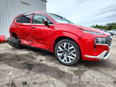 Czwarte zdjęcie samochodu z boku: 2022 HYUNDAI SANTA FE CALLIGRAPHY VIN:5NMS54AL3NH460528 - miniatura