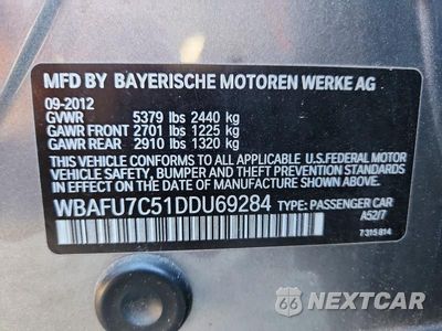 Zdjęcie 12 z 12 samochodu: 2013 BMW 535 XI VIN:WBAFU7C51DDU69284 - miniatura