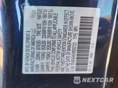 Zdjęcie 13 z 13 samochodu: 2024 HONDA CR-V SPORT VIN:7FARS6H5XRE057121 - miniatura