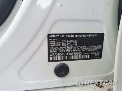 Zdjęcie 12 z 12 samochodu: 2012 BMW 528 XI VIN:WBAXH5C55CDW10305 - miniatura