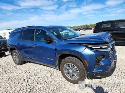 Czwarte zdjęcie samochodu z boku: 2025 CHEVROLET TRAVERSE LT VIN:1GNERGRS8SJ187713 - miniatura
