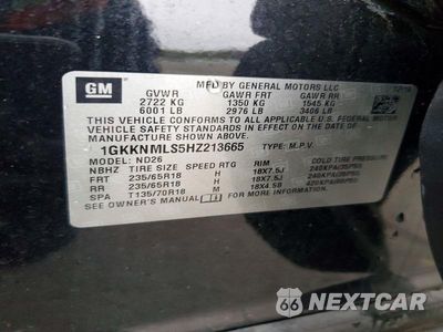 Zdjęcie 14 z 14 samochodu: 2017 GMC ACADIA SLT-1 VIN:1GKKNMLS5HZ213665 - miniatura