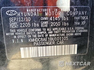 Zdjęcie 12 z 12 samochodu: 2011 HYUNDAI ELANTRA TOURING GLS VIN:KMHDC8AE1BU101105 - miniatura
