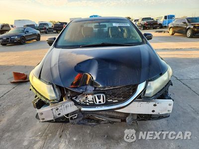 Piąte zdjęcie samochodu w środku: 2014 HONDA CIVIC EXL VIN:2HGFB2F96EH532864 - miniatura