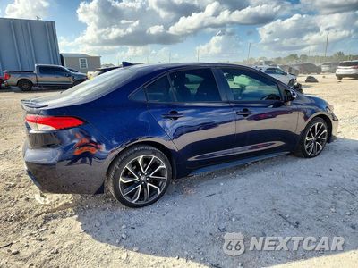 Trzecie zdjęcie samochodu z tyłu: 2020 TOYOTA COROLLA SE VIN:JTDS4RCE3LJ033193 - miniatura