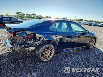 Trzecie zdjęcie samochodu z tyłu: 2023 TOYOTA CAMRY SE NIGHTSHADE VIN:4T1G11BK3PU075080 - miniatura