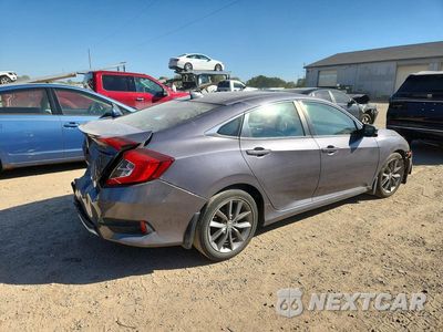 Trzecie zdjęcie samochodu z tyłu: 2019 HONDA CIVIC EX VIN:19XFC1F35KE016567 - miniatura