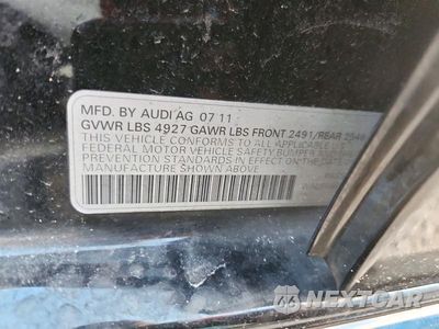 Zdjęcie 13 z 13 samochodu: 2012 AUDI A4 PREMIUM PLUS VIN:WAUFFAFLXCN005940 - miniatura