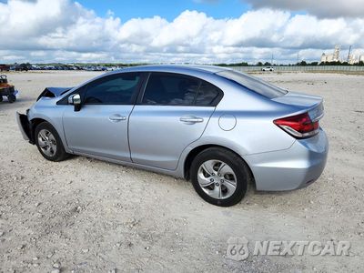 Drugie zdjęcie samochodu z przodu: 2014 HONDA CIVIC LX VIN:19XFB2F52EE030750 - miniatura