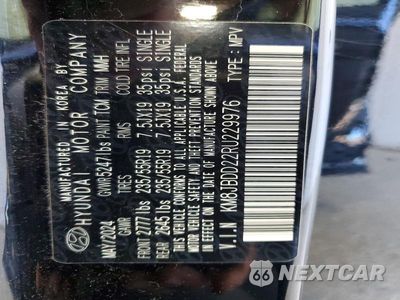 Zdjęcie 14 z 14 samochodu: 2024 HYUNDAI TUCSON SEL VIN:KM8JBDD22RU229976 - miniatura